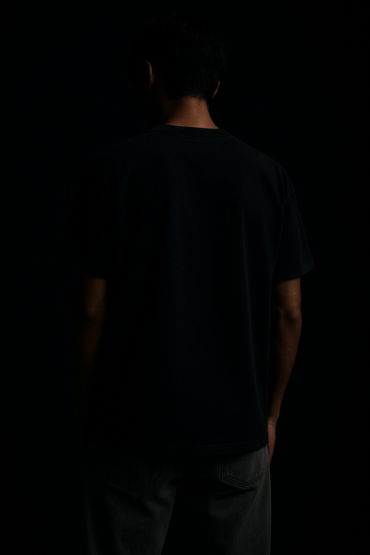 Black Wanderer Tee | Oversized Fit – RAWEDGE