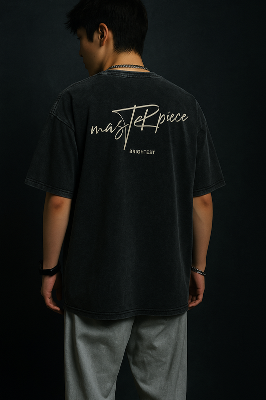 Men’s Oversized Graphic Tee — “Master Piece” Edition